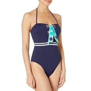 New! Trina‎ Turk Bandeau One Piece Swimsuit